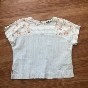 madewell floral top the denim project